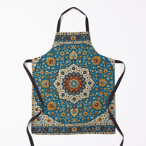 Item preview, Oriental Light Blue Rug Beautiful Floral Design Pattern designed and sold by GrinGalore.