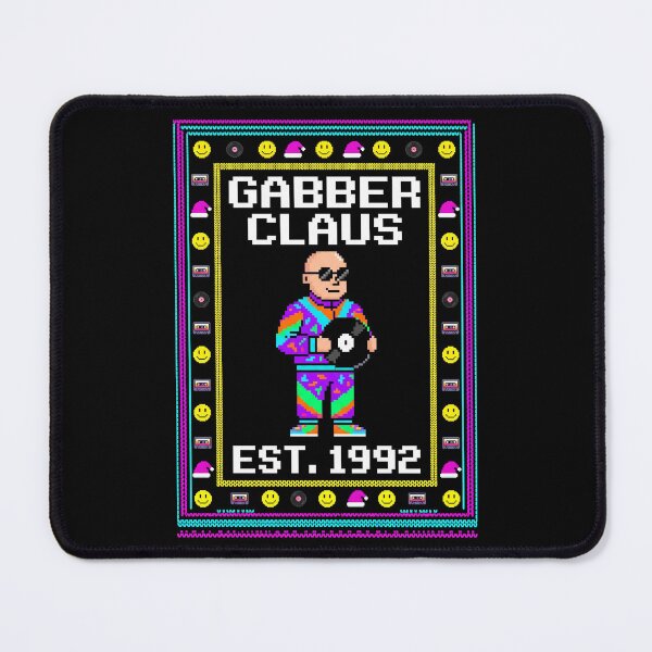 Item preview, Gabber Claus 90s Rave Ugly Christmas designed and sold by SPAZE-Typo.
