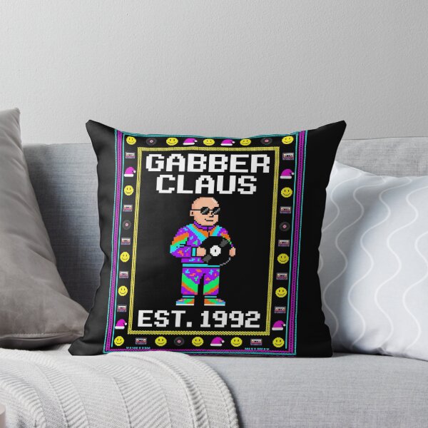 Item preview, Gabber Claus 90s Rave Ugly Christmas designed and sold by SPAZE-Typo.