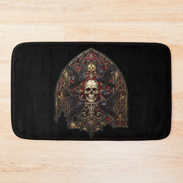 Item preview, Gothic Skull and Ravens Altar designed and sold by David Mateo ArtWorks.