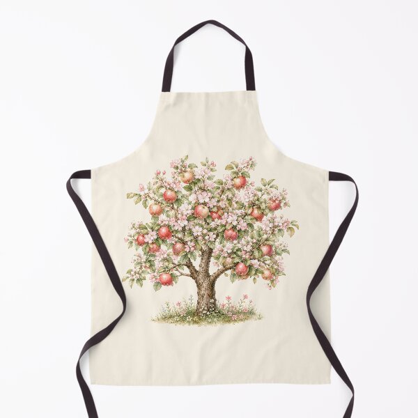 Item preview, Vintage Apple Blossom Tree | Cottagecore Orchard Botanical Illustration designed and sold by looplandger.