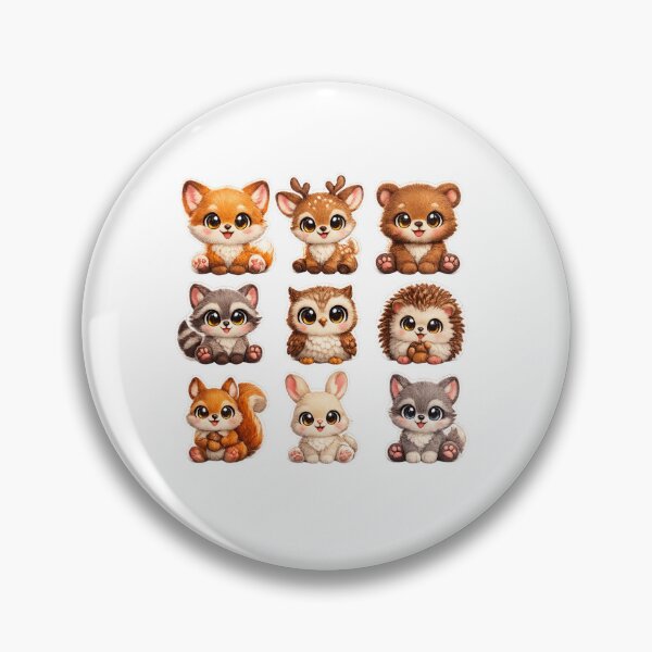 Item preview, Cute Wild Animal Characters designed and sold by krujoArt.