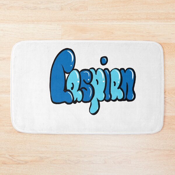Item preview, Caspian Name in Blue Graffiti Bubble Letters  designed and sold by Artonmytee.