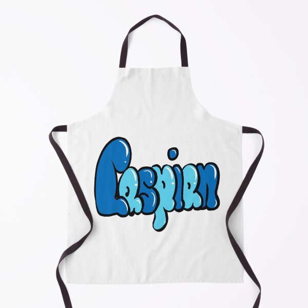 Item preview, Caspian Name in Blue Graffiti Bubble Letters designed and sold by Artonmytee.