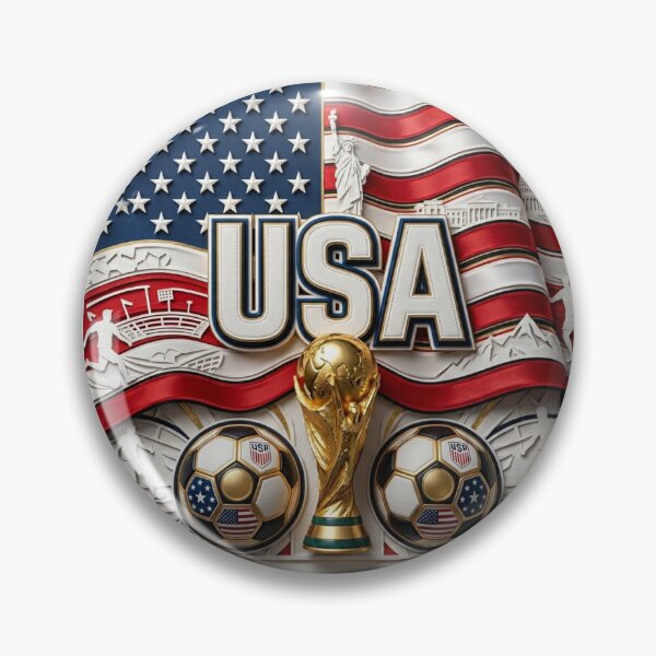 Item preview, USA Soccer 2026 World Cup Pride - United States Football Papercut Art designed and sold by keythxctrs.