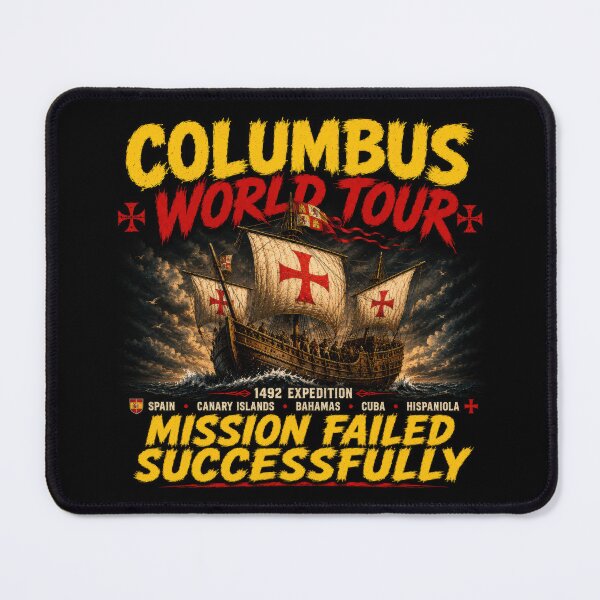 Item preview, Columbus World Tour Explorer Parody designed and sold by Retr0Tshirts.