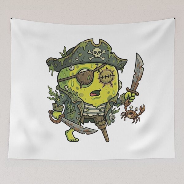 Item preview, Zombie sponge is a fun twist - gross but cute ?‍♂️?  designed and sold by Larrysamdesign.