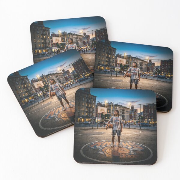 Item preview, Jalen Brunson NYC Playground Portrait designed and sold by Home Decor Art.