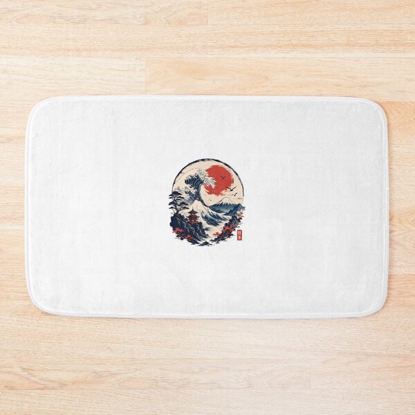 Item preview, Japanese Wave Mountain Sunset Scene designed and sold by Amr Siam.