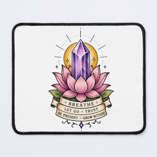 Item preview, Let go and trust mediation design designed and sold by Hadderstyle.