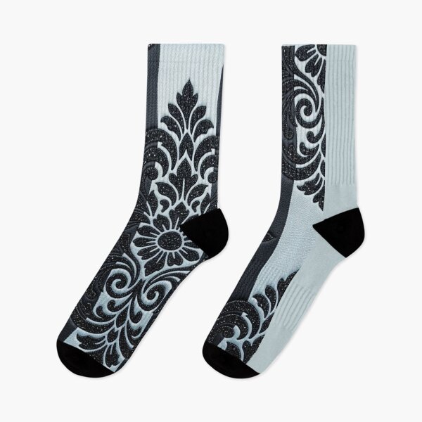 Item preview, Sky Blue & Navy Blue Striped Damask designed and sold by DesignsByPrnces.