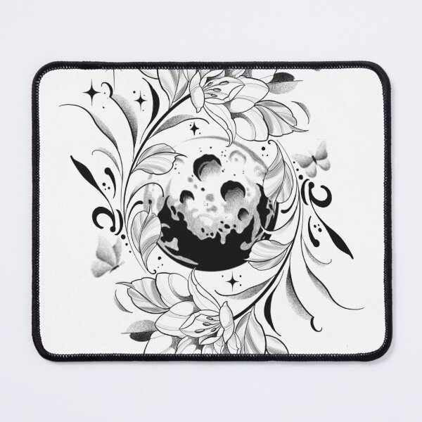 Item preview, Vintage moon flowers designed and sold by 7Delamancha.