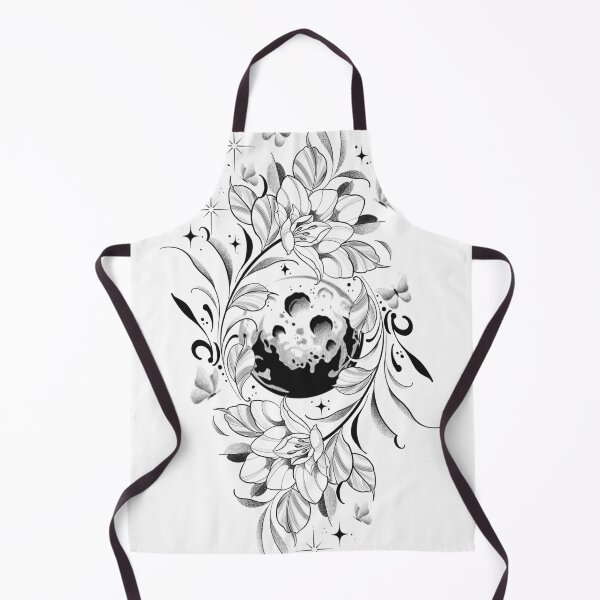 Item preview, Vintage moon flowers designed and sold by 7Delamancha.