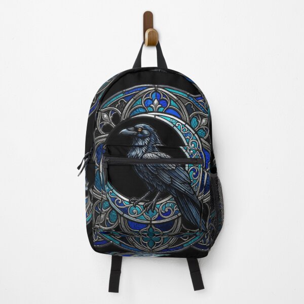 Item preview, Gothic Black Raven and Crescent Moon designed and sold by David Mateo ArtWorks.