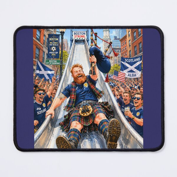 Item preview, Scottish Football Fan on the Cop Slide designed and sold by PyxieZen.