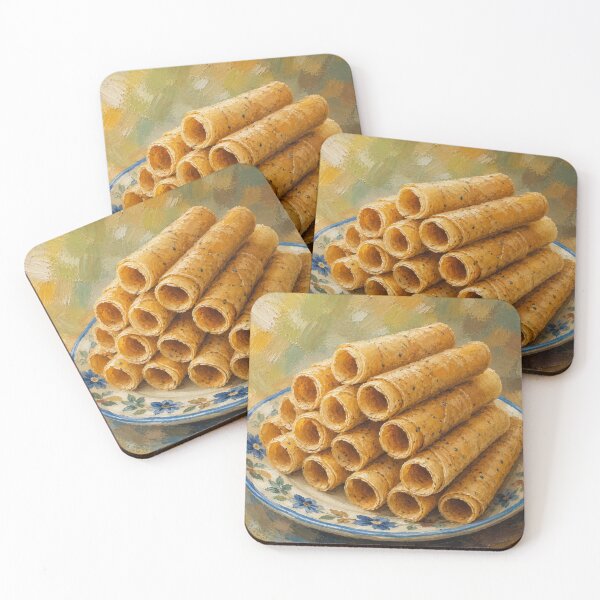 Item preview, Thai Crispy Coconut Roll designed and sold by BlackDotBunny.