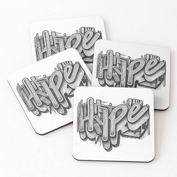 Item preview, Bold Minimalist HYPE Typography Aesthetic Design designed and sold by Aesthetic Joy Studio.