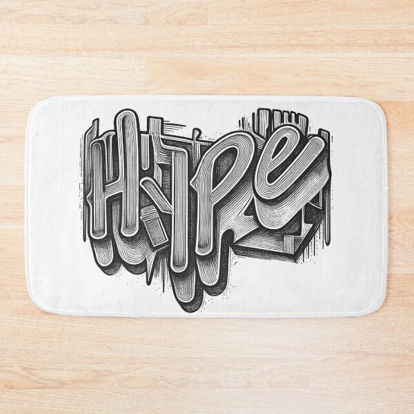 Item preview, Bold Minimalist HYPE Typography Aesthetic Design designed and sold by Aesthetic Joy Studio.