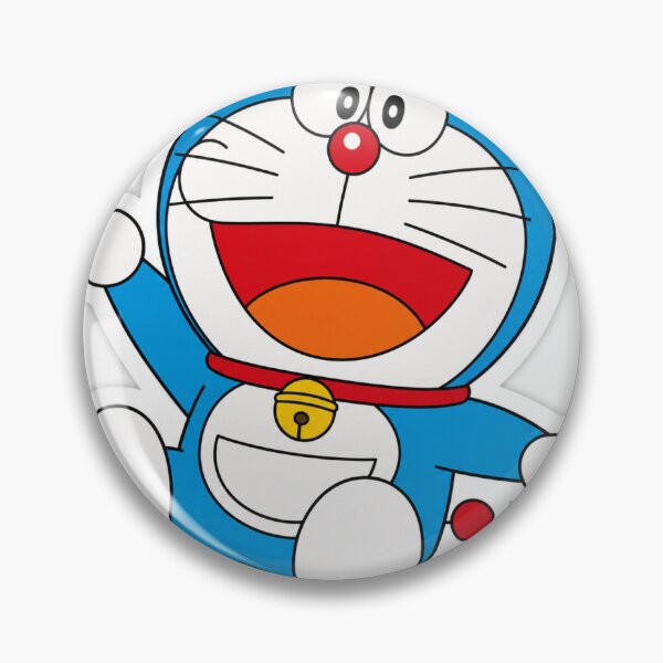 Item preview, Cute Waving Doraemon Cartoon Sticker designed and sold by Monesh-Studio.