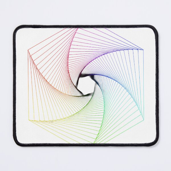 Item preview, Geometric Rainbow Hexagon Vortex Tunnel  designed and sold by Jaideep Walia.