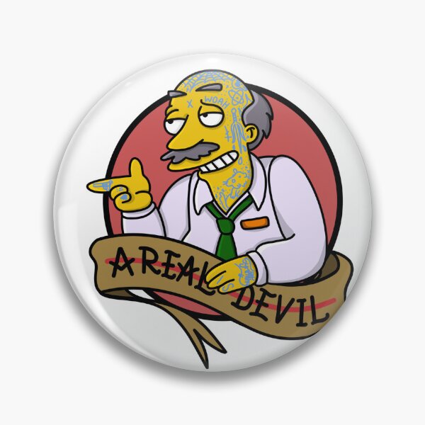 Item preview, Sarcastic Raphael Springfield Tattoo designed and sold by StillReal.