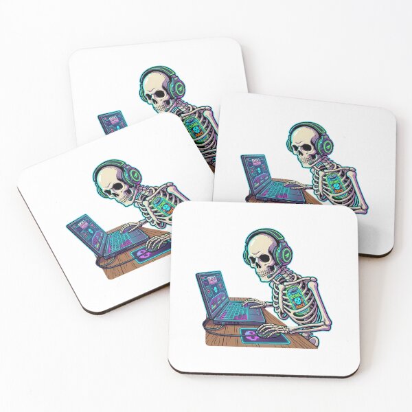 Item preview, Gamer Skeleton Energy Drink PC designed and sold by Sabsll.