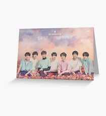 BTS (방탄 소년단) LIEBE DEINE WELT TOUR Grußkarte