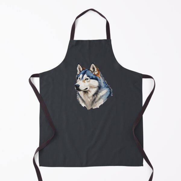 Item preview, Geometric Husky - Modern Pet Art designed and sold by Tklezardesigns.