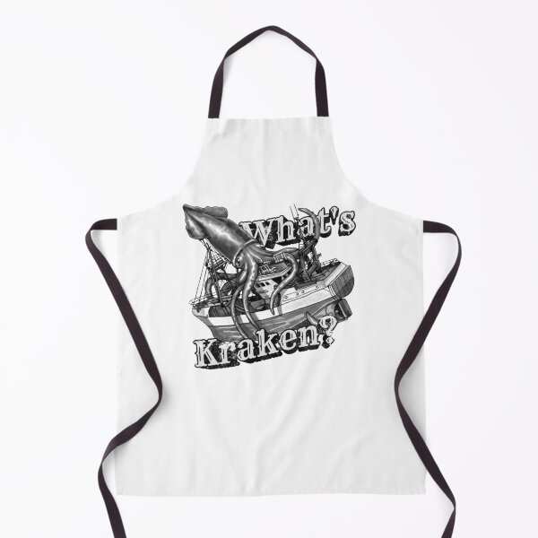 Item preview, What's Kraken? Monochrome Colossal Squid Design designed and sold by Kelsey Worth.