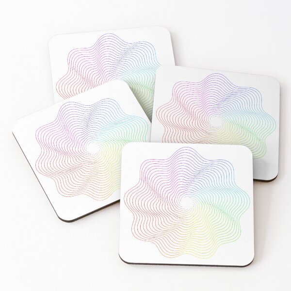 Item preview, Wavy Rainbow Optical Spiral  designed and sold by Jaideep Walia.