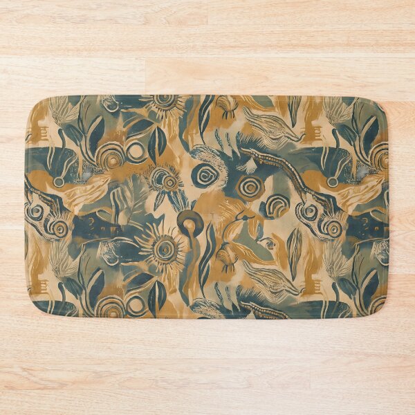Item preview, Boca Juniors Pattern Botanical Floral Marine Farmhouse designed and sold by ART ATTACK ZONE.