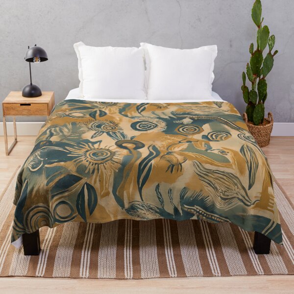 Item preview, Boca Juniors Pattern Botanical Floral Marine Farmhouse designed and sold by ART ATTACK ZONE.