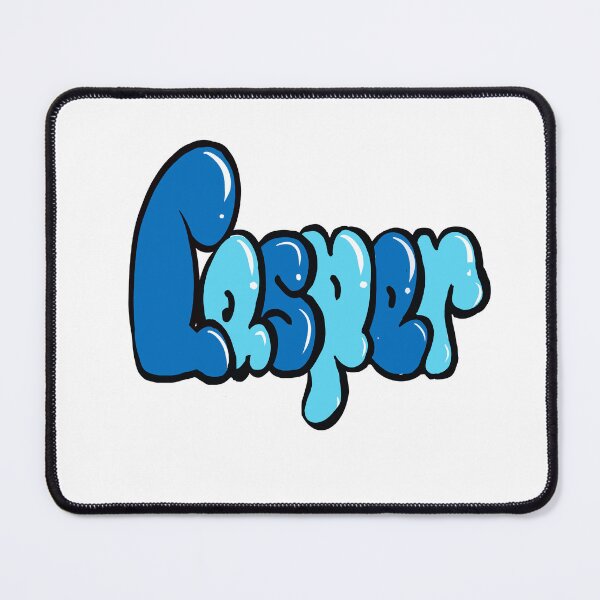 Item preview, Casper Name in Blue Graffiti Bubble Letters  designed and sold by Artonmytee.