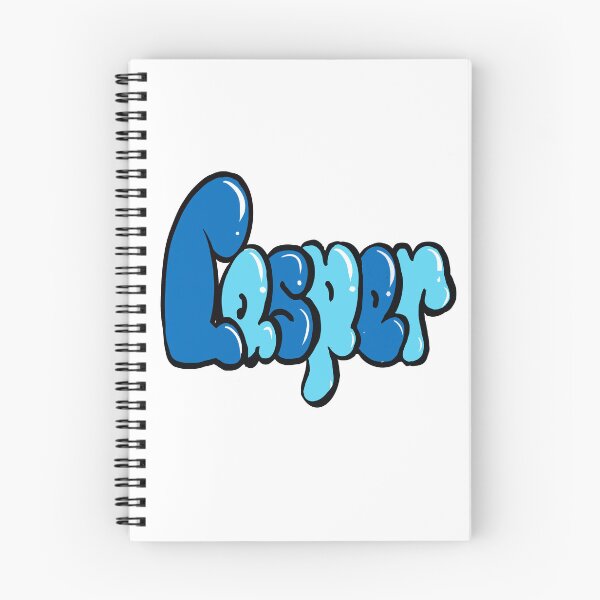 Item preview, Casper Name in Blue Graffiti Bubble Letters  designed and sold by Artonmytee.