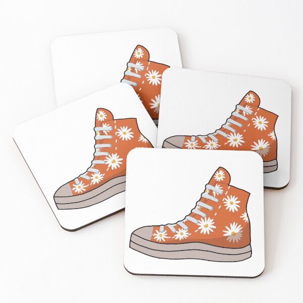 Item preview, Daisy Converse style sneaker designed and sold by LeisuretimeArt.