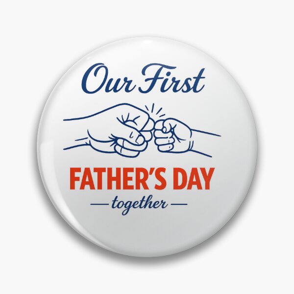 Item preview, Our First Father's Day Together Fist Bump T-Shirt | New Dad Gift designed and sold by VaultVibes.