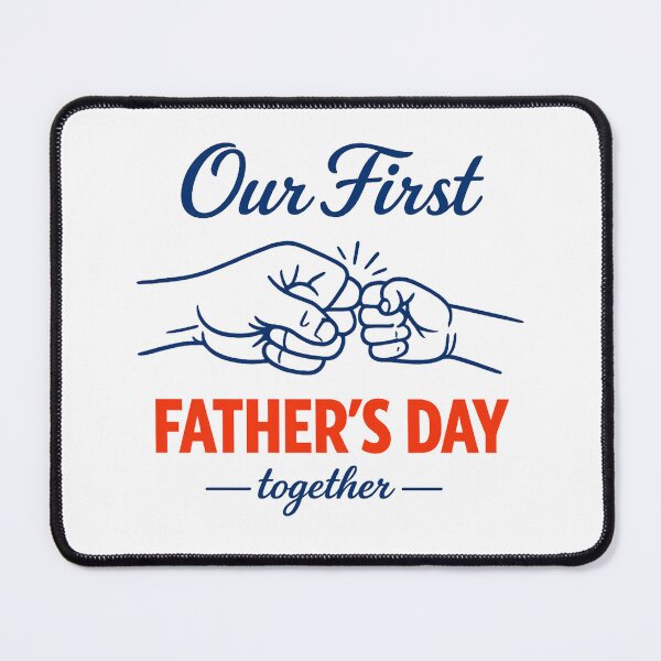 Item preview, Our First Father's Day Together Fist Bump T-Shirt | New Dad Gift designed and sold by VaultVibes.