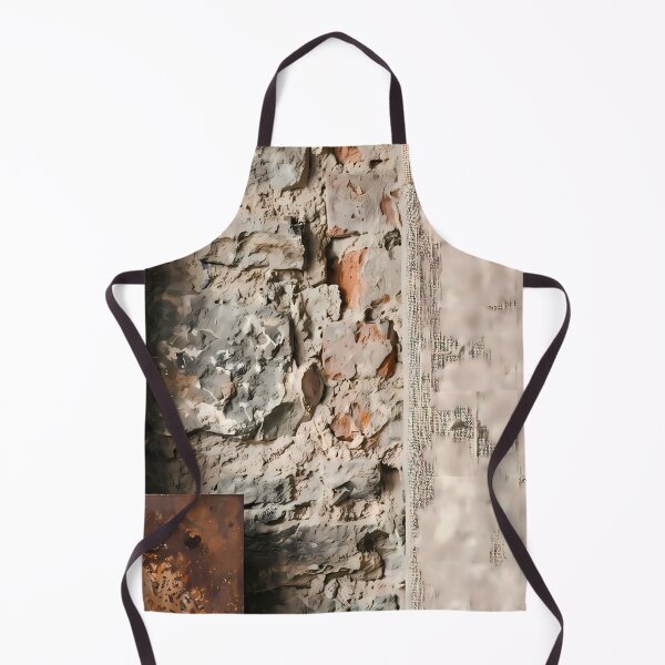 Item preview, Rock Wall Pattern Botanical Floral Marine Farmhouse Textile designed and sold by ART ATTACK ZONE.