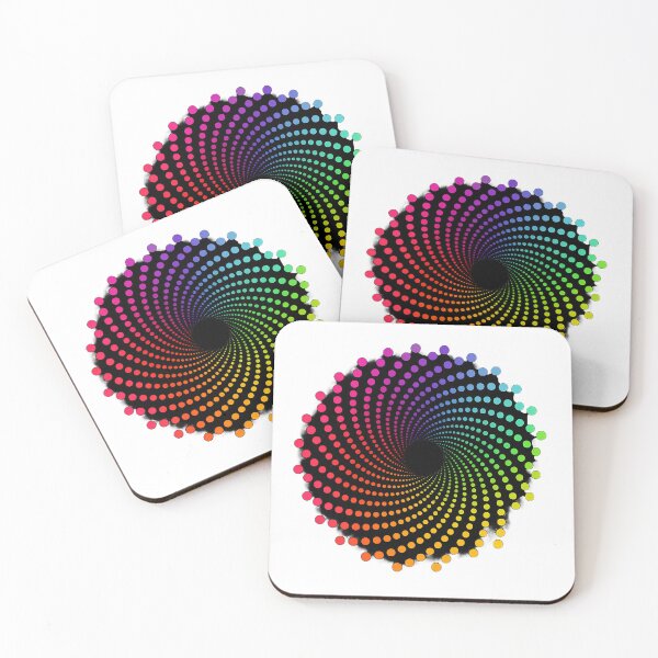Item preview, Rainbow Halftone Vortex Spiral  designed and sold by Jaideep Walia.