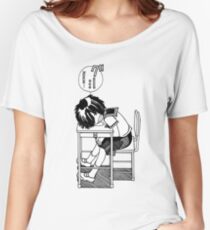Nazo no Kanojo X (Mysterious Girlfriend X) Sleeping Urabe Women's Relaxed Fit T-Shirt