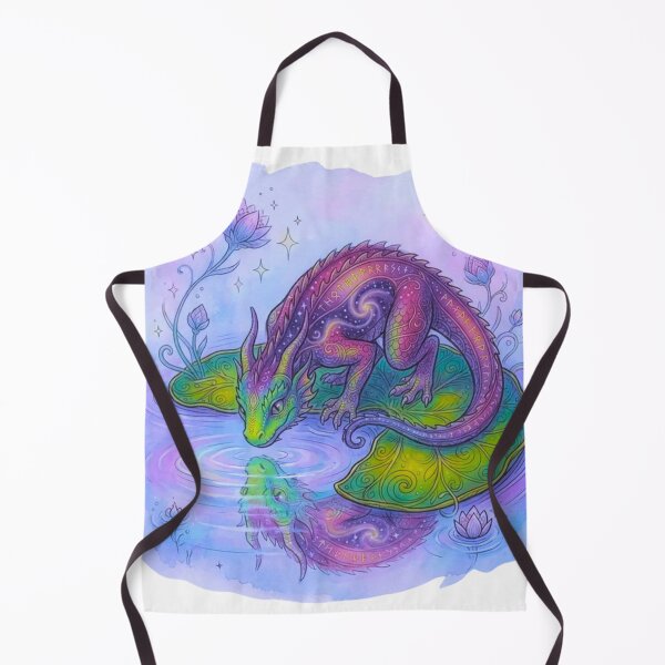 Item preview, Cosmic Lotus Dragon Fantasy Art designed and sold by HoneyBreezeCo.