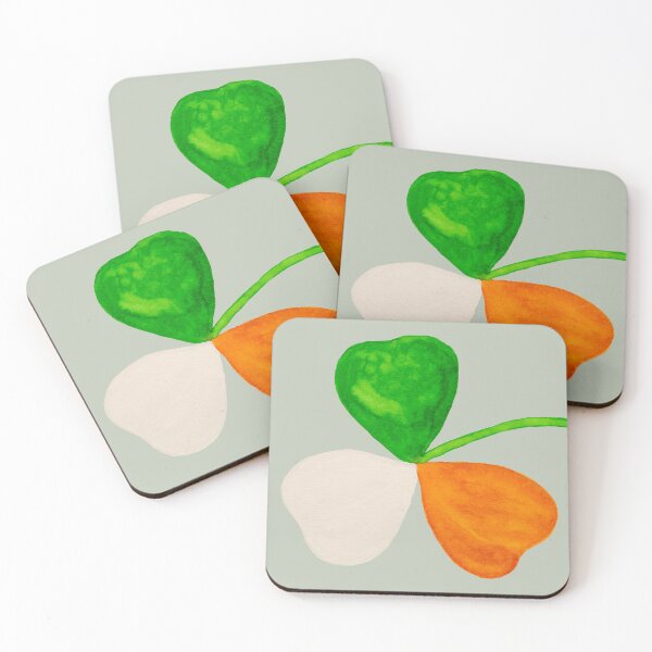 Item preview, Irish Flag Shamrock Watercolor Illustration designed and sold by Farnwirbel – Art.
