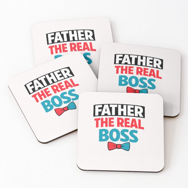 Item preview,  Father The Real Boss Funny T-Shirt | Dad Gift Bow Tie Design designed and sold by VaultVibes.