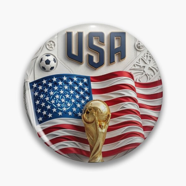 Item preview, USA Soccer Championship Pride - 3D Papercut World Football Trophy designed and sold by keythxctrs.