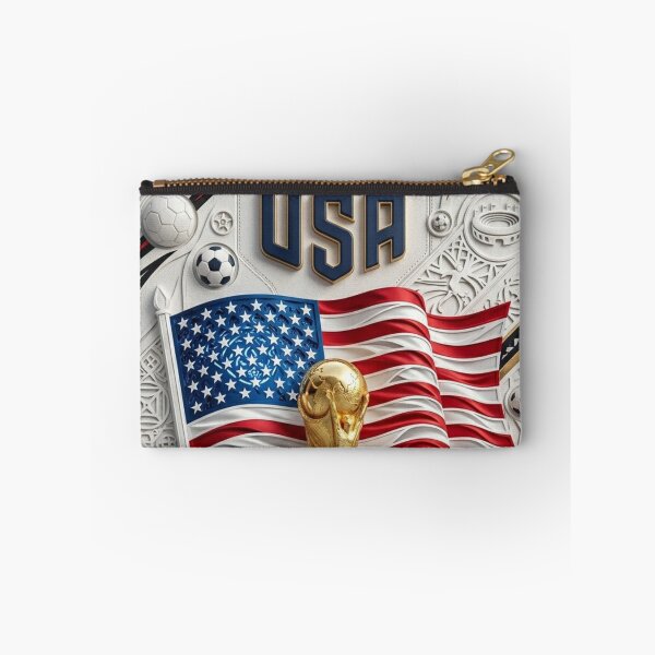 Item preview, USA Soccer Championship Pride - 3D Papercut World Football Trophy designed and sold by keythxctrs.