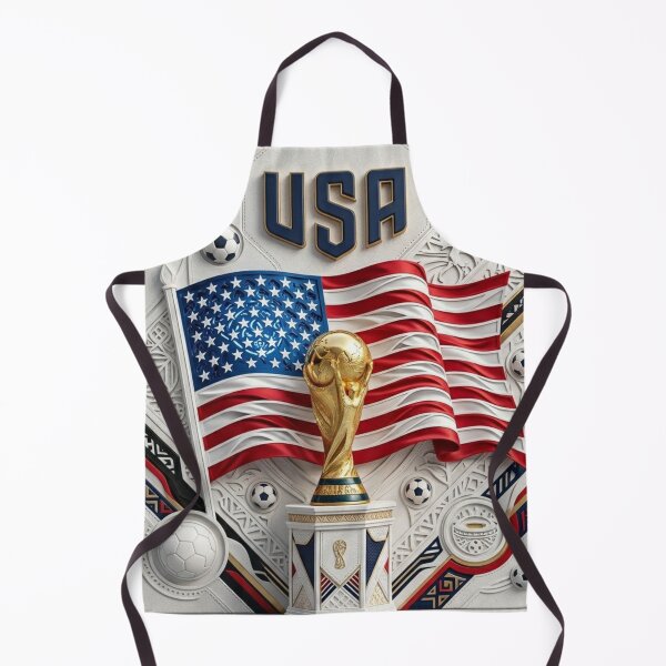 Item preview, USA Soccer Championship Pride - 3D Papercut World Football Trophy designed and sold by keythxctrs.