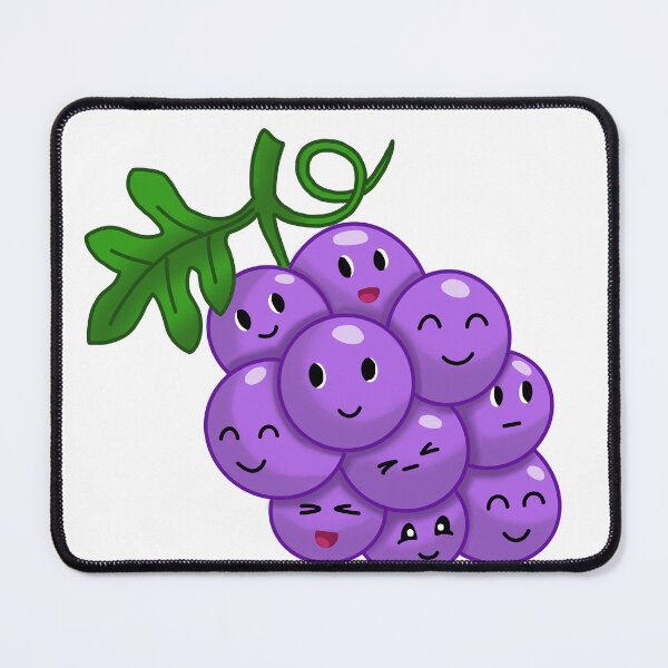 Item preview, Cute Kawaii Grapes designed and sold by LeisuretimeArt.
