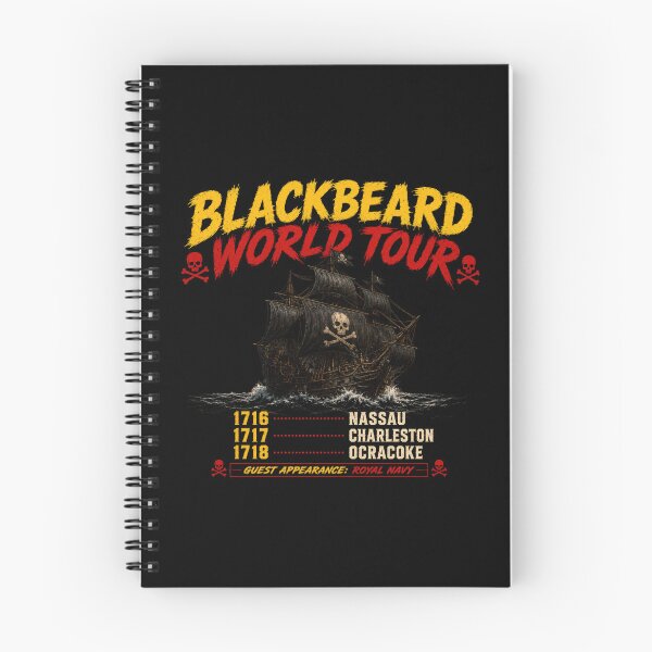 Item preview, Blackbeard World Tour Pirate Adventure Parody designed and sold by Retr0Tshirts.