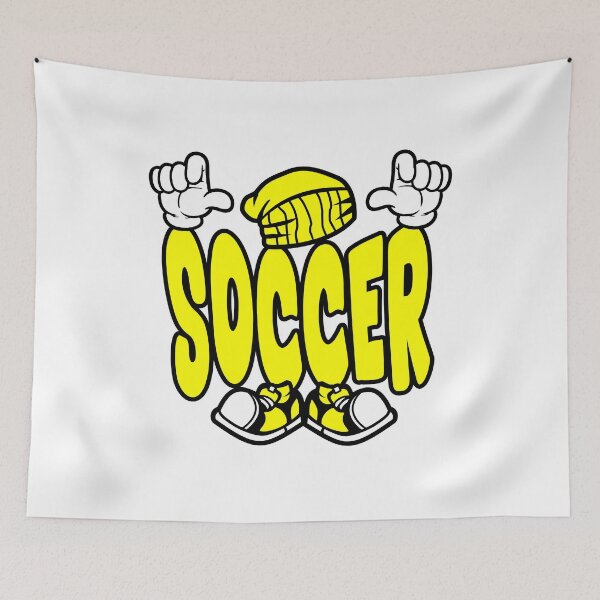 Item preview, Soccer - SPORTS Cartoon Character Bold Retro designed and sold by NFTWords.