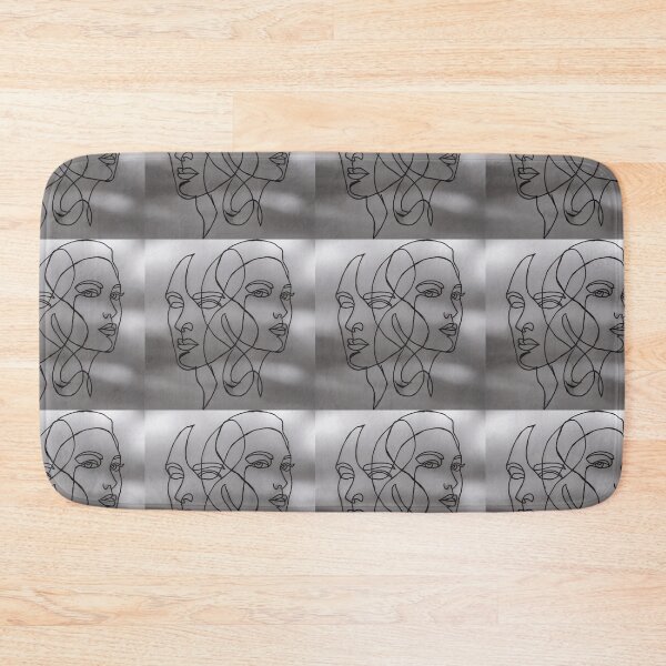 Item preview, Original Hand Sketched One Line Art Overlapping Faces designed and sold by FineLineVibes.